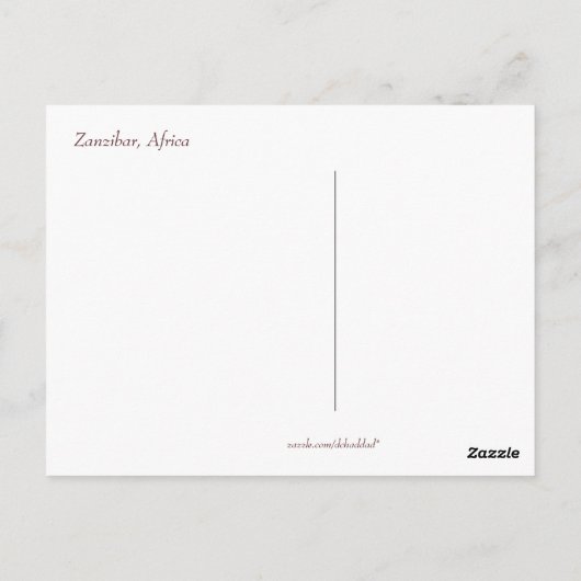 草小屋 ポストカード (裏面)