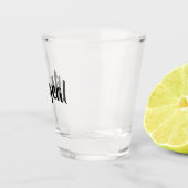 草書き名デザイン ショットグラス (右)