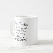 草書の練習おもしろマグカップ コーヒーマグカップ (正面左)