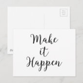 草書を起こす ポストカード (正面/裏面)