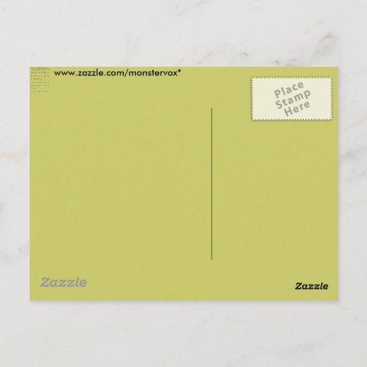 草書 ポストカード (裏面)