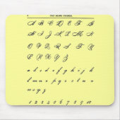 草書 マウスパッド (正面)