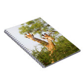 草木の上からキリンが覗く ノートブック (右側)