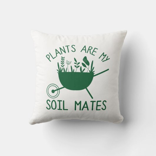 草木は土の仲間 クッション (裏面)