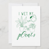 草木を湿らした サンキューカード (正面)