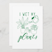 草木を湿らした サンキューカード (正面/裏面)