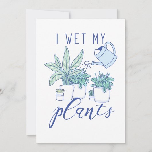 草木を湿らした サンキューカード (正面)