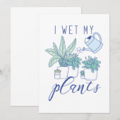 草木を湿らした サンキューカード (正面/裏面)