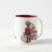 草木を湿らした ツートーンマグカップ (正面右)