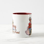 草木を湿らした ツートーンマグカップ (中央)