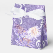 草木花の水彩模様 フェイバーボックス (正面サイド)