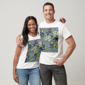 草木花ローワンシームレス背景 Tシャツ (ユニセックス)
