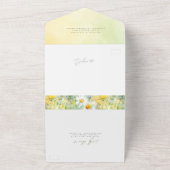 草木野草夏ボホ結婚の写真 オールインワン招待状 (外側)