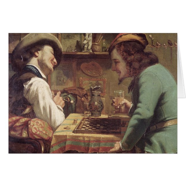 草案のゲーム、1844年 (正面横)