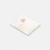 草独身の畑の赤いポピー ポストイット (アングル)