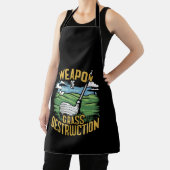 草破壊のゴルフ武器アート エプロン (インサイチュ)