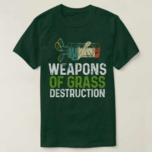 草破壊ゴルフの武器1 Tシャツ (デザイン正面)