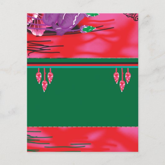 草絵を描畑の蛙 チラシ (正面)
