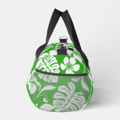 草緑色のピンクのビキニ模様 ダッフルバッグ (右)