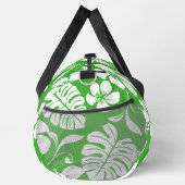 草緑色のピンクのビキニ模様 ダッフルバッグ (右)