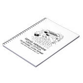 草置き及び芝刈り用品ノート ノートブック (左側)