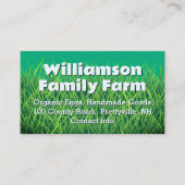 草自然農業名刺 名刺 (正面)