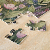 草花と蝶 ジグソーパズル (側面)