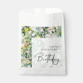 草花エレガント誕生日 フェイバーバッグ (正面)