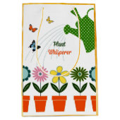 草花 – あなたの庭はどのように成長するか？ ミディアムペーパーバッグ (正面)