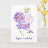 草花 カード (黄色い花)