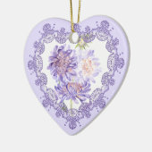 草花 セラミックオーナメント (左)