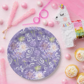 草花 ペーパープレート (パーティー)