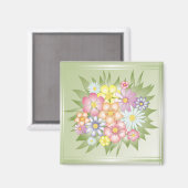 草花 マグネット (正面/裏面)