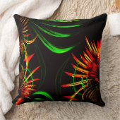 草葉の花か少し切り込んだ「火花」? クッション (ブランケット)