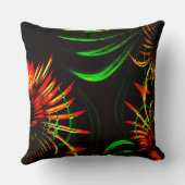 草葉の花か少し切り込んだ「火花」? クッション (裏面)