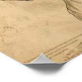 草転がの牧草地… ポスター (角)