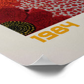 草間弥生 ポスター - 草間弥生にインスパイアされた (角)