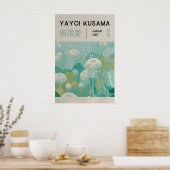 草間弥生 印刷 - 日本の壁画 - ホームウォール ポスター (キッチン)