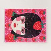 草間彌生いちごファンキー女 ジグソーパズル (横)