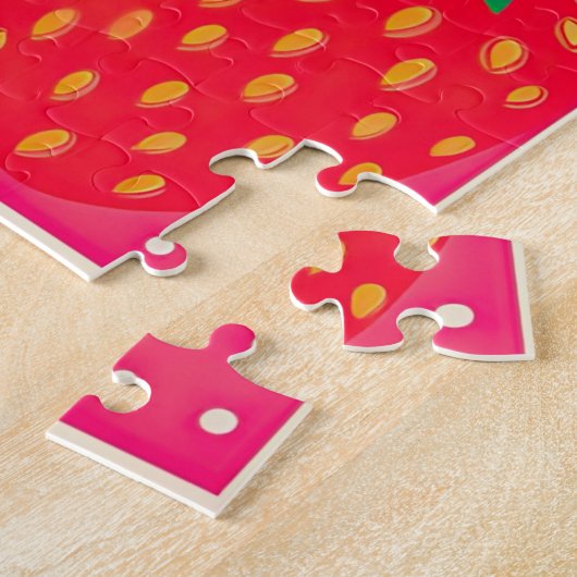 草間彌生いちごファンキー女 ジグソーパズル (側面)