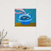 草間彌生の絵画 ポスター (キッチン)