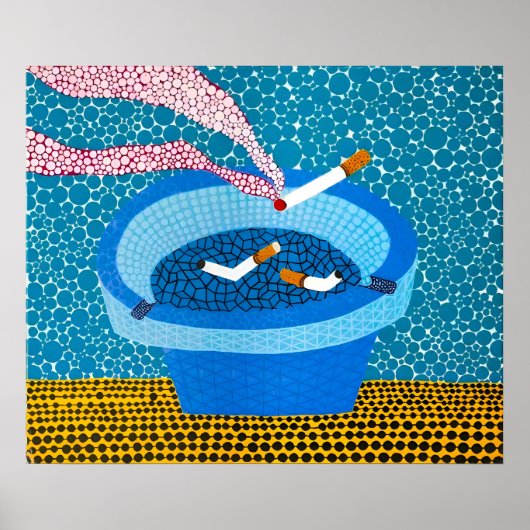 草間彌生の絵画 ポスター (正面)