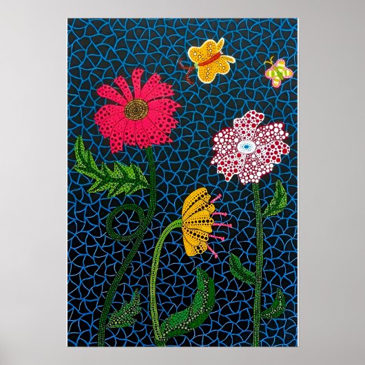 草間彌生の絵画 ポスター (正面)