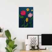 草間彌生の絵画 ポスター (ホームオフィス)