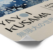 草間彌生インスパイア抽象芸術プリント ポスター (角)