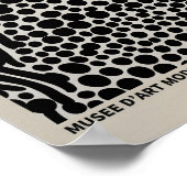 草間彌生インスパイア抽象芸術プリント ポスター (角)