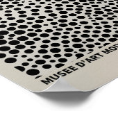 草間彌生インスパイア抽象芸術プリント ポスター (角)