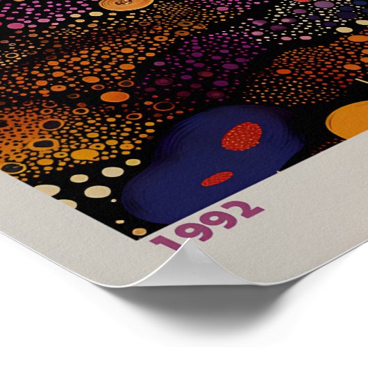 草間彌生ポスター – 抽象芸術草間彌生プリント ポスター (角)