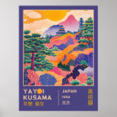 草間彌生展の躍動する日本の風景 ポスター (正面)