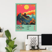 草間彌生展 日本の風景 レトロポスター ポスター (ホームオフィス)